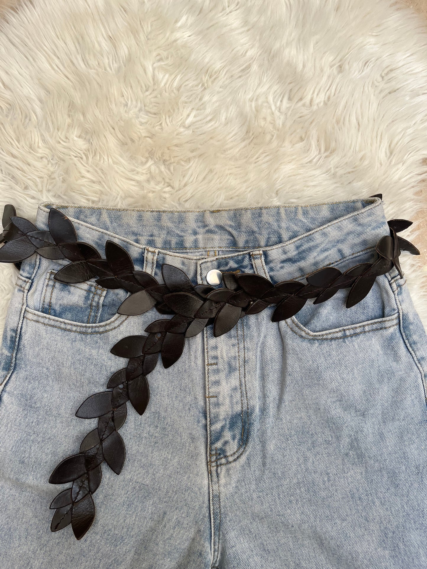 Boho leaf belt