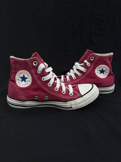 Maroon hightop converse — preloved, photo 1 of 3