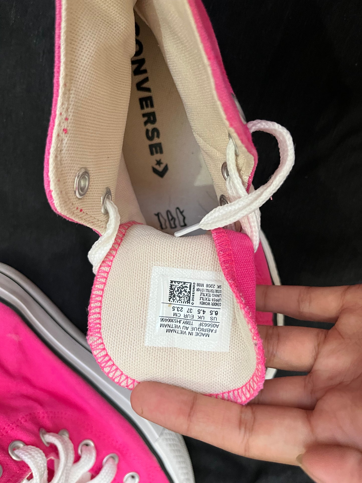 Platform pink hightops