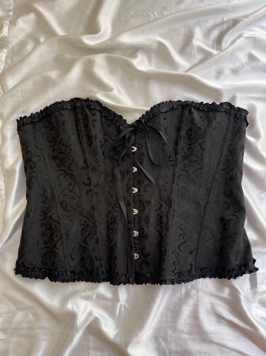 Vampy black corset