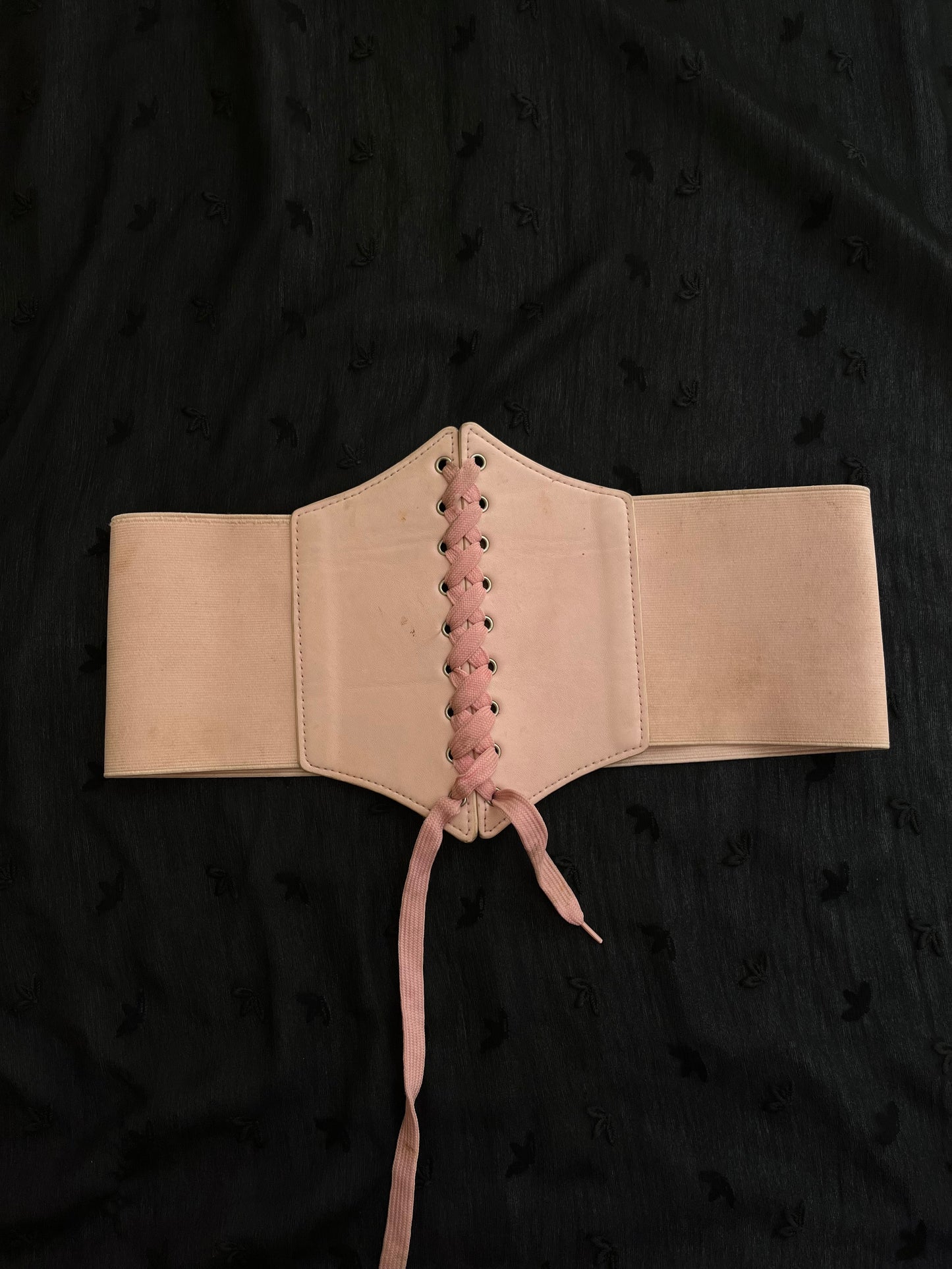 Pink corset