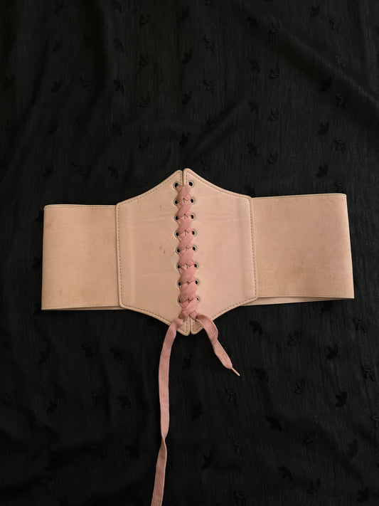 Pink corset