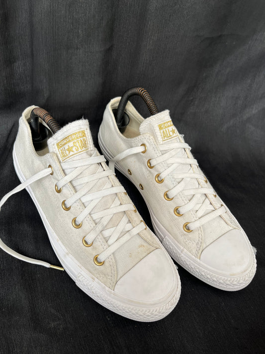Rare white lowtop converse