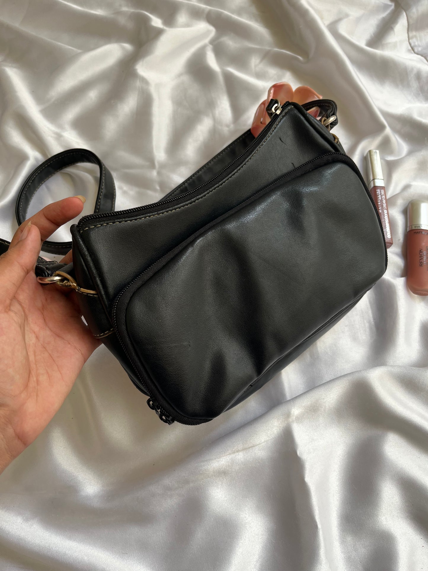 Black crossbody bag