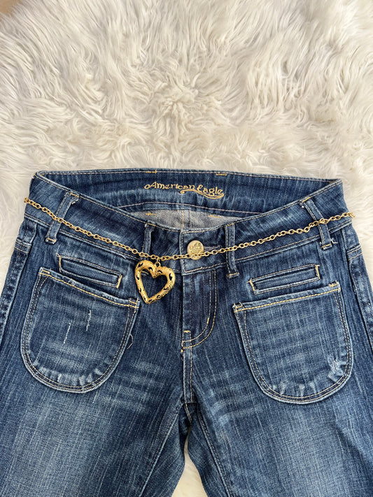Vintage heart waistchain