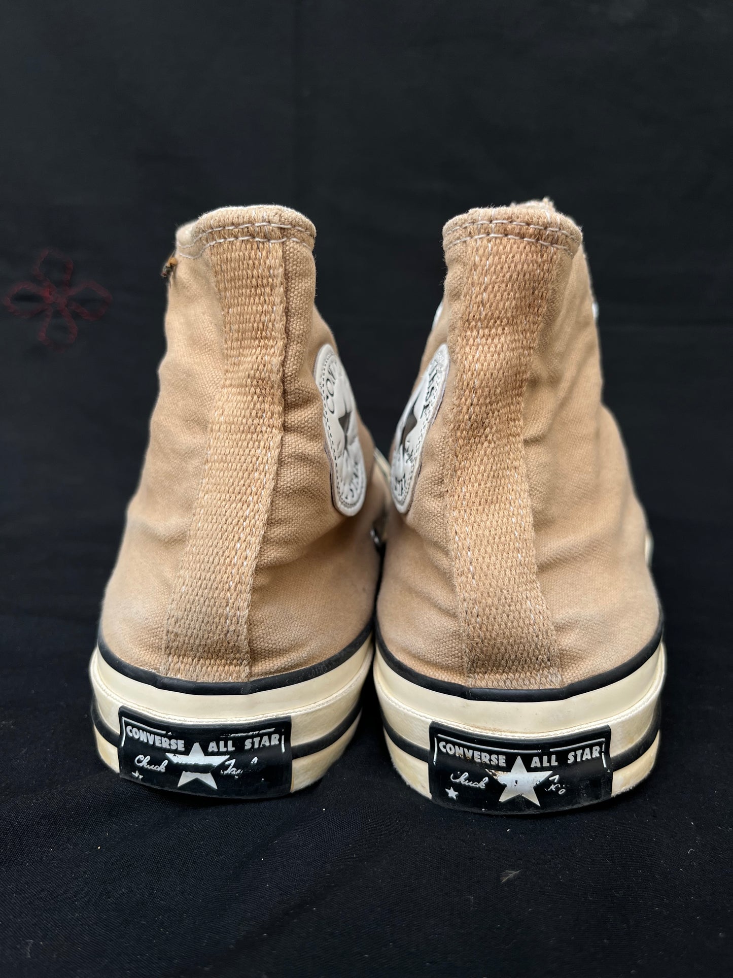 Brown hightops Chuck Taylor