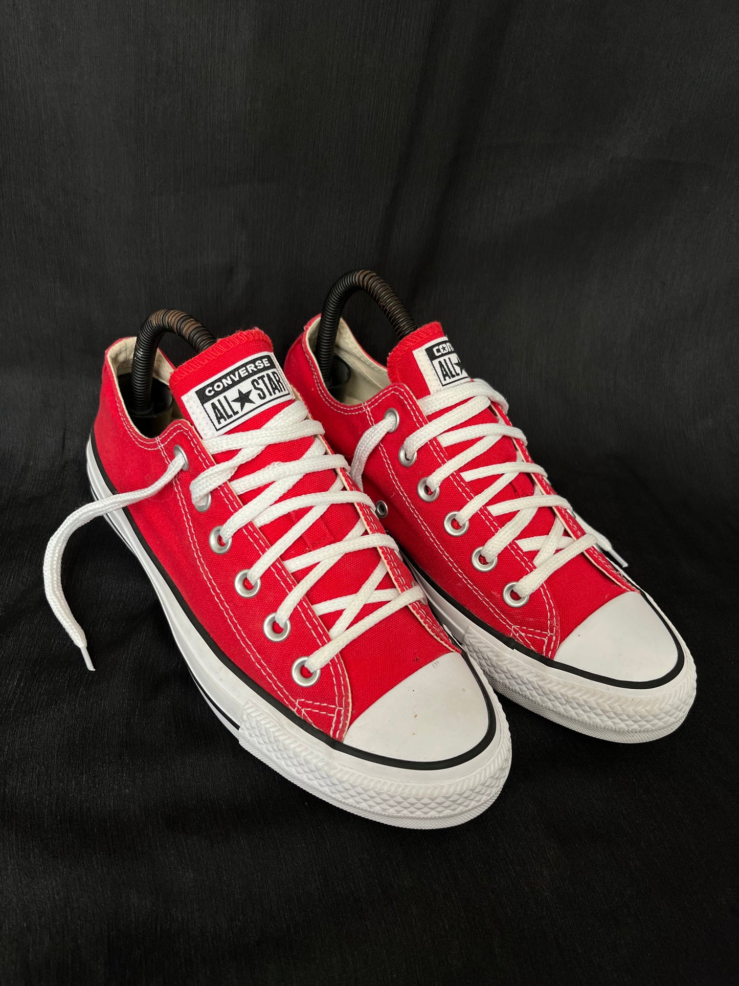 Red lowtop converse