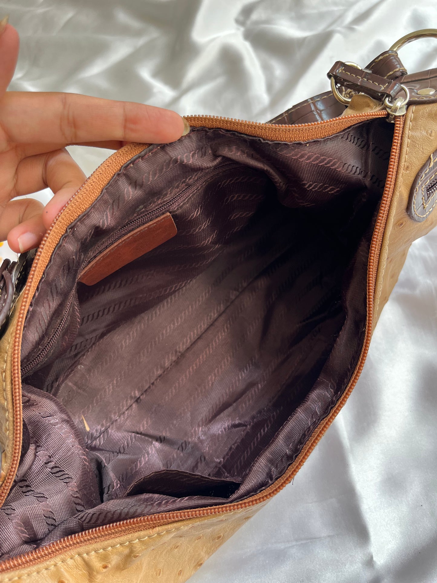 Brown y2k bag