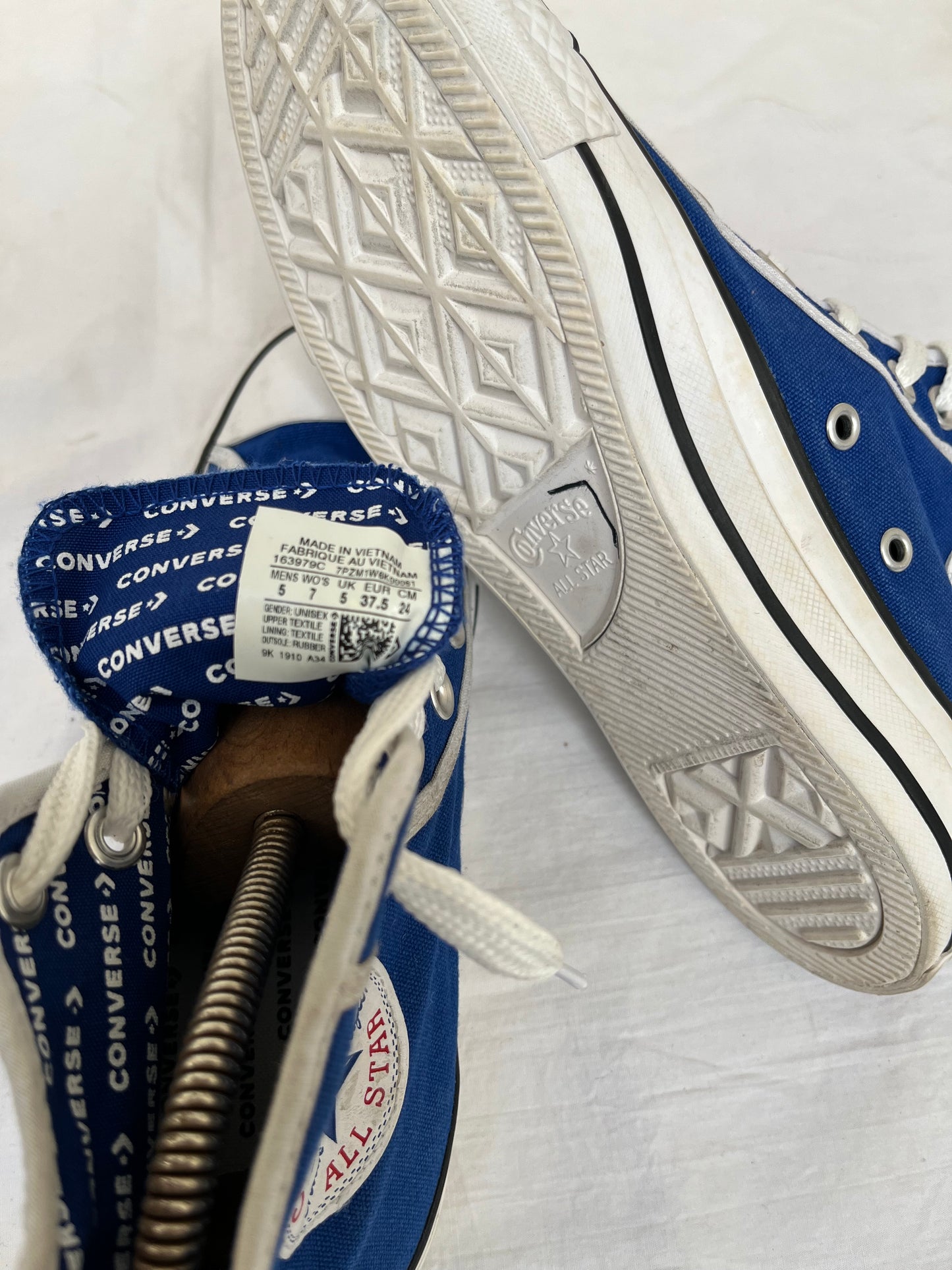 Royal blue hightop 37