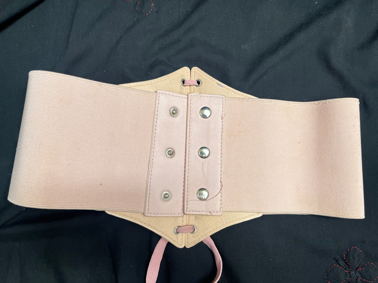 Pink corset