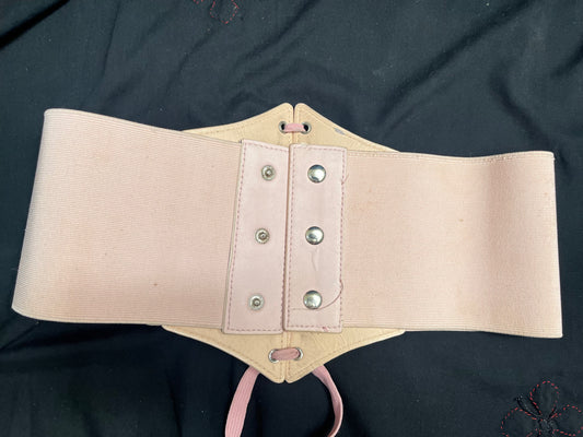 Pink corset